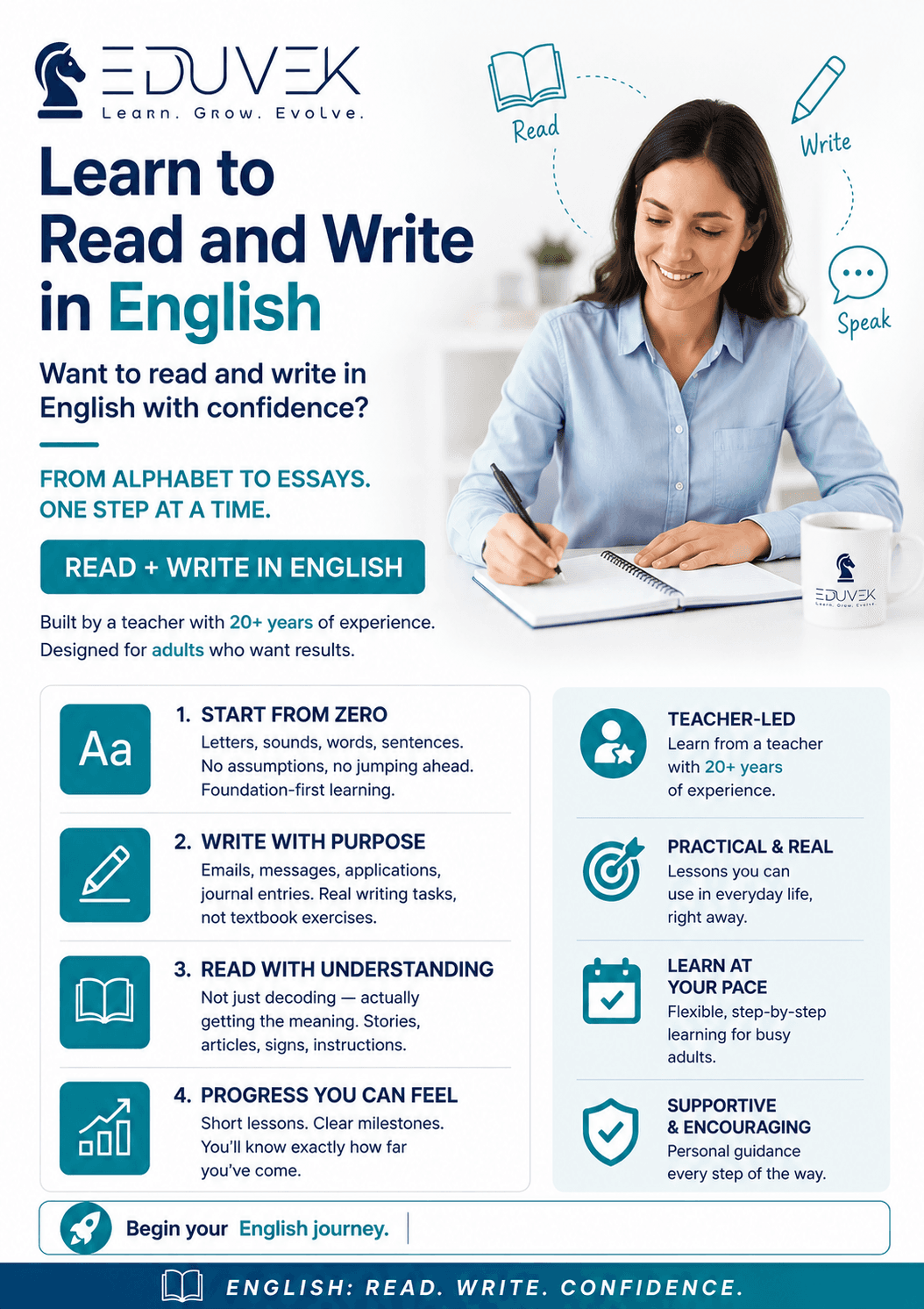 Learn to Read and Write in English