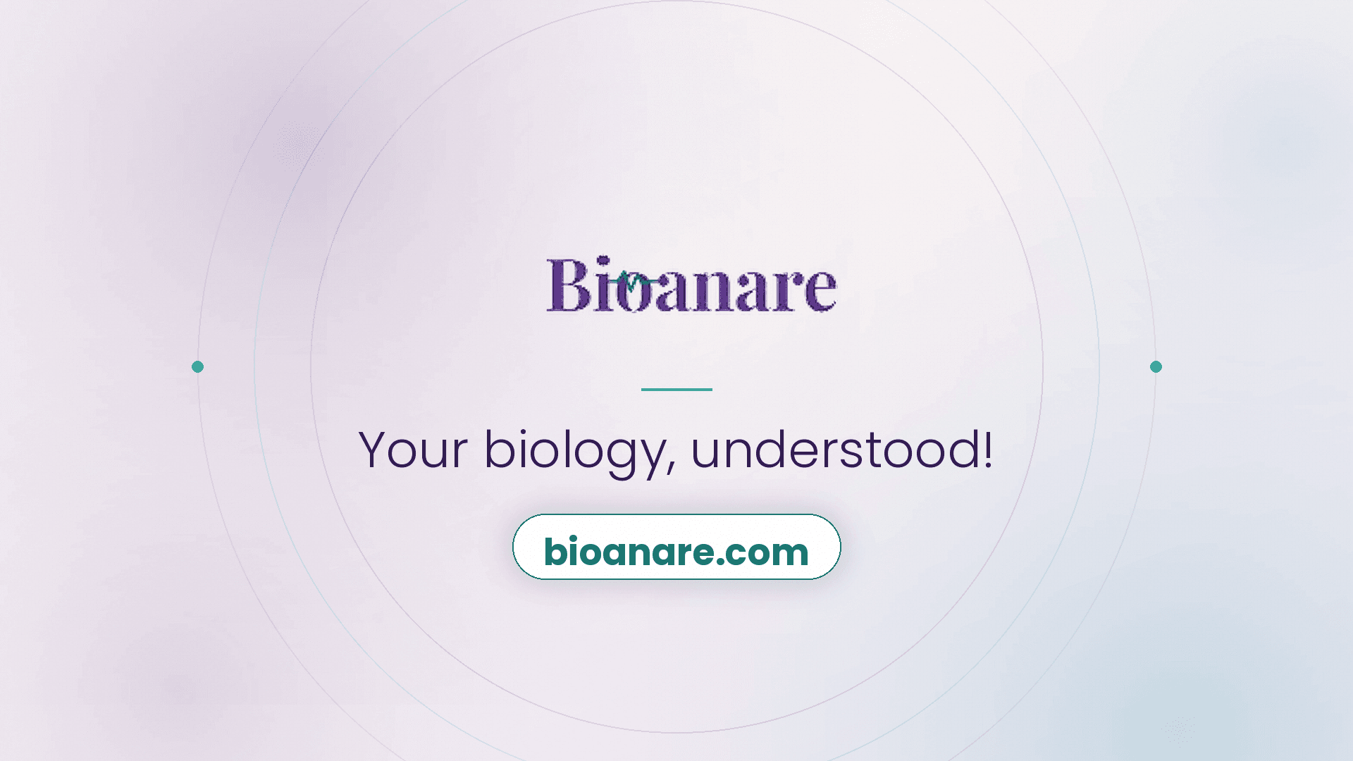 Bioanare website screenshot