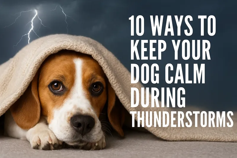 10 Ways to Keep Your Dog Calm During Thunderstorms