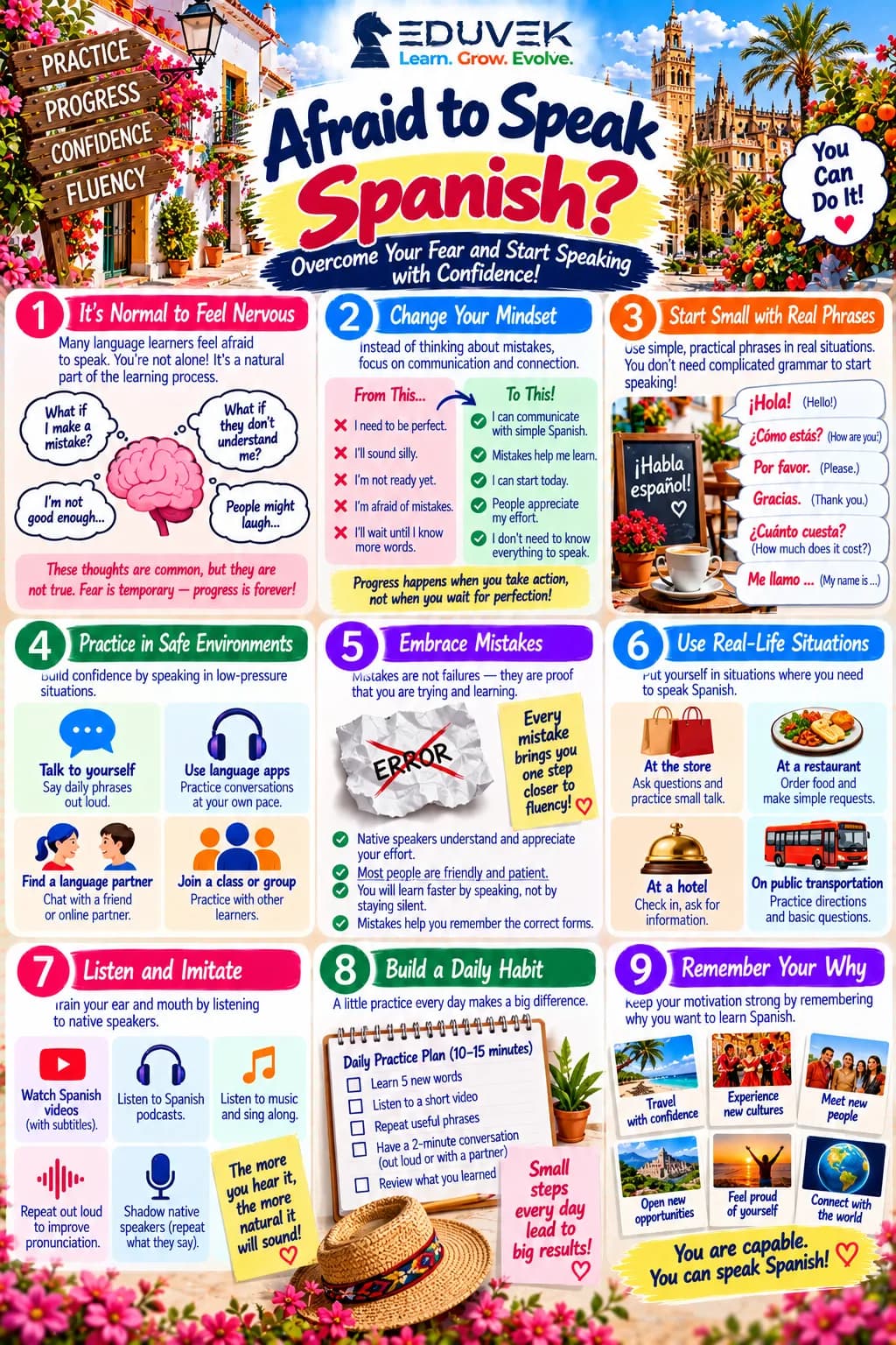 Afraid to Speak Spanish? Start Here