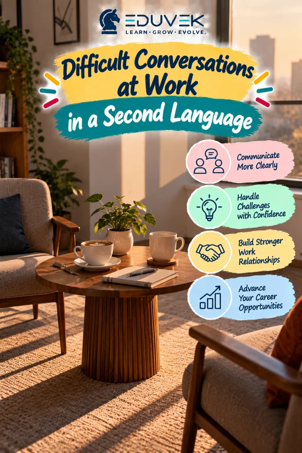Difficult Conversations at Work in a Second Language