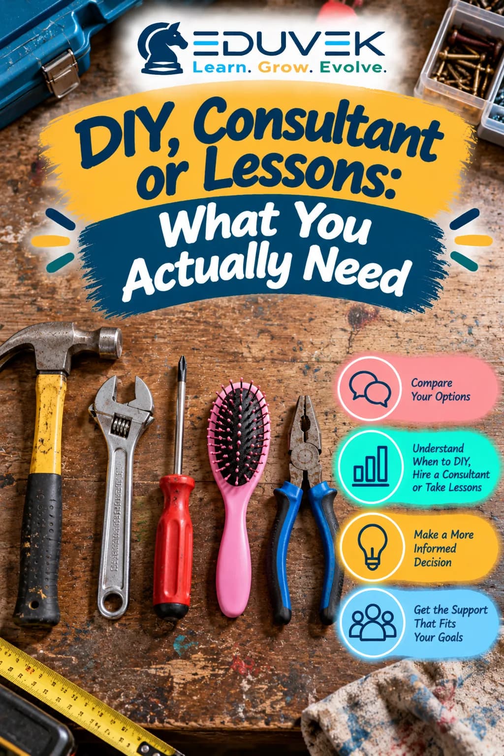 DIY, Consultant or Lessons: What You Actually Need