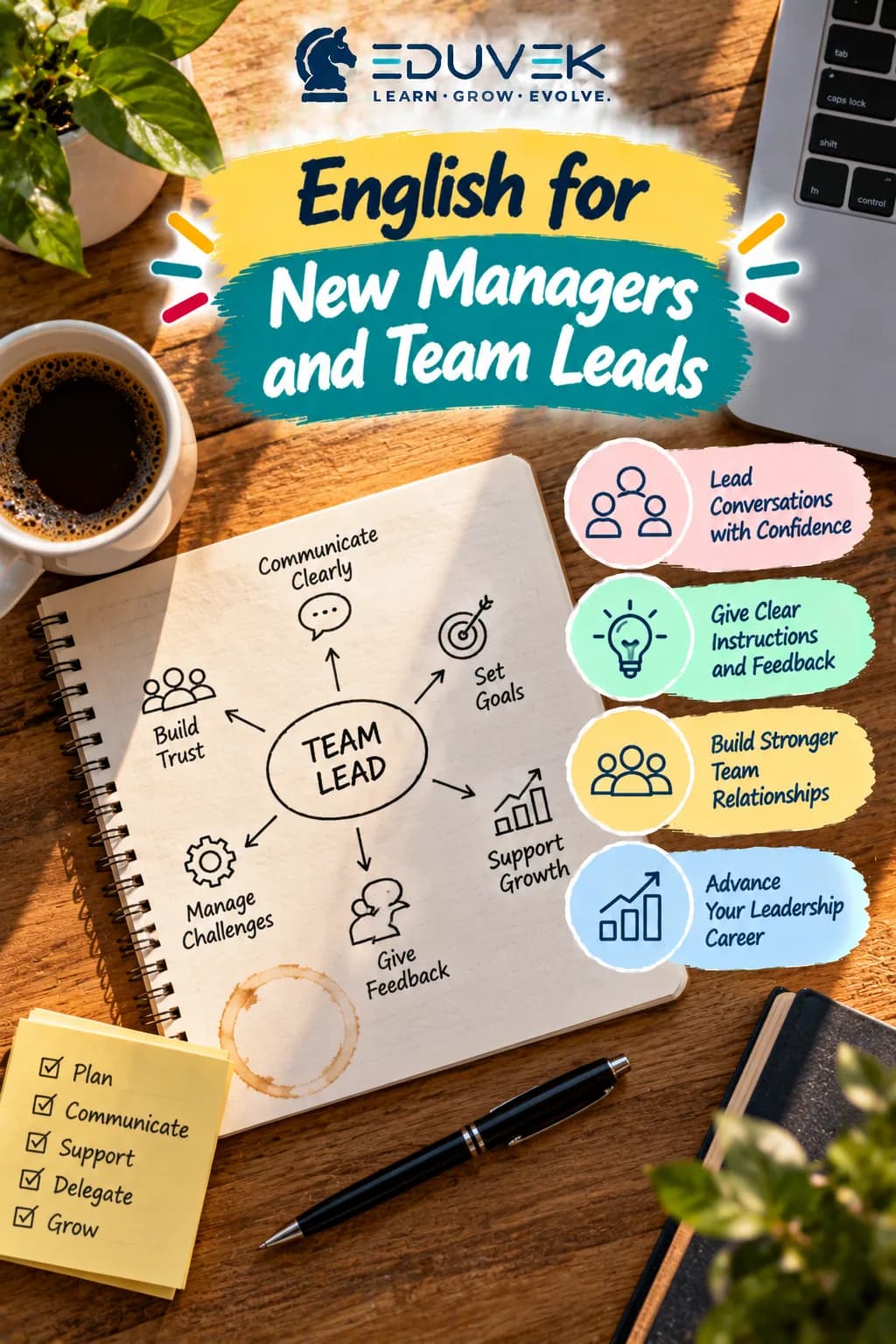 English for New Managers and Team Leads