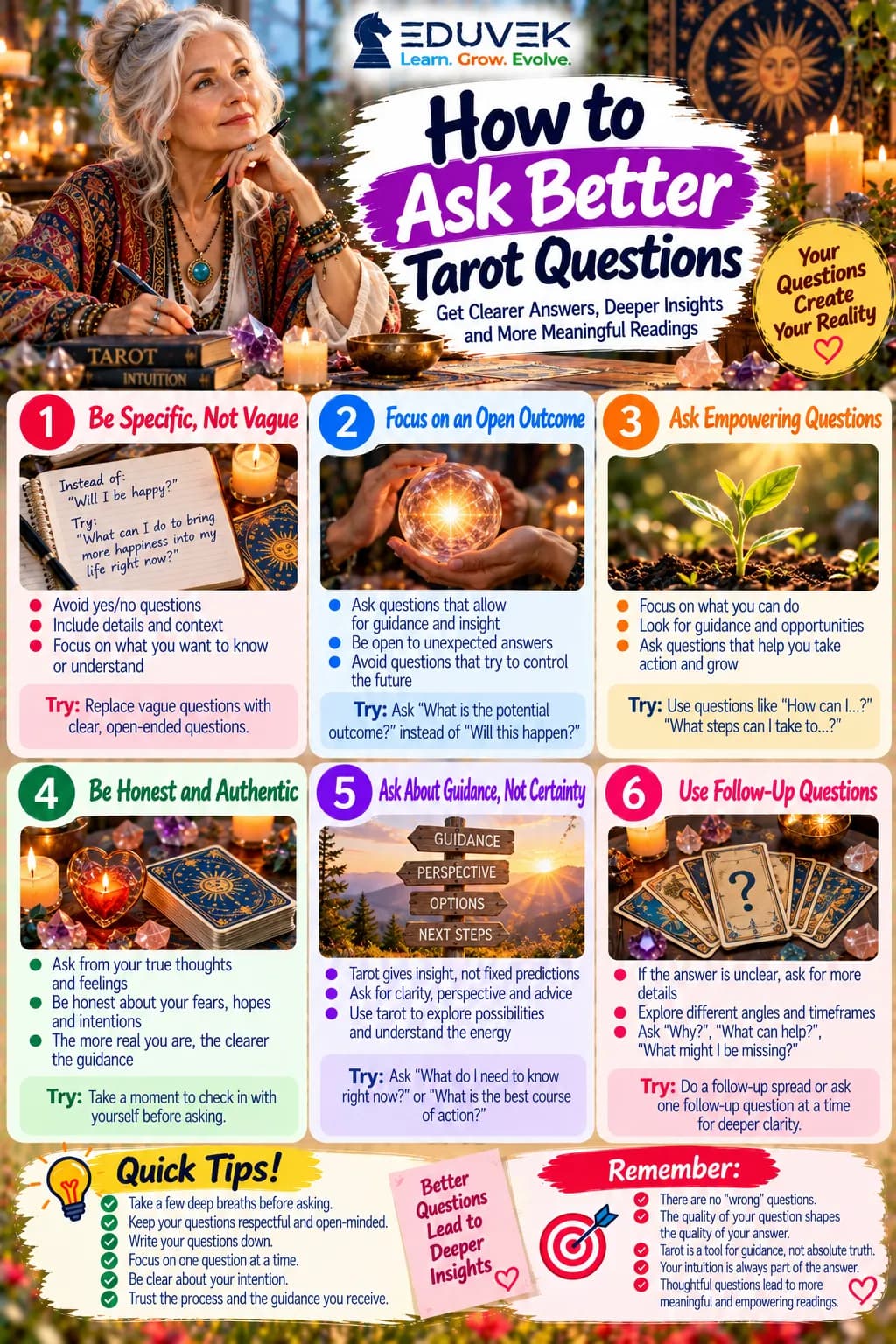 How to Ask Better Questions in a Tarot Reading