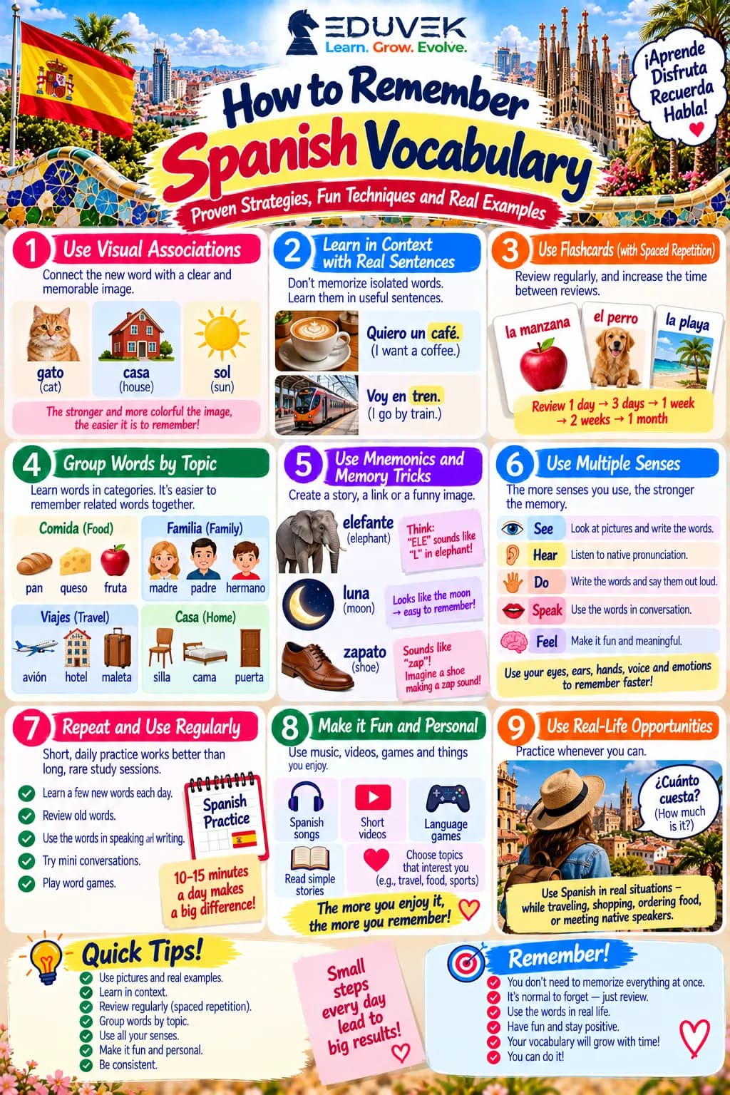 How to Remember Spanish Vocabulary