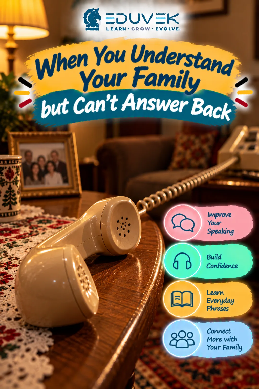 When You Understand Your Family but Can't Answer Back