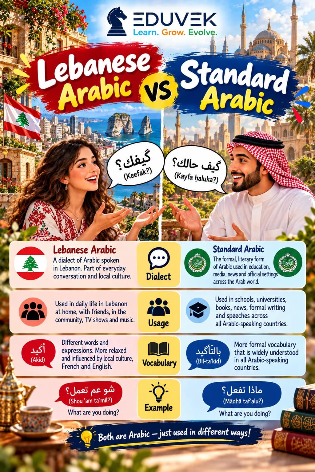 Lebanese vs Standard Arabic: Which Should You Learn?