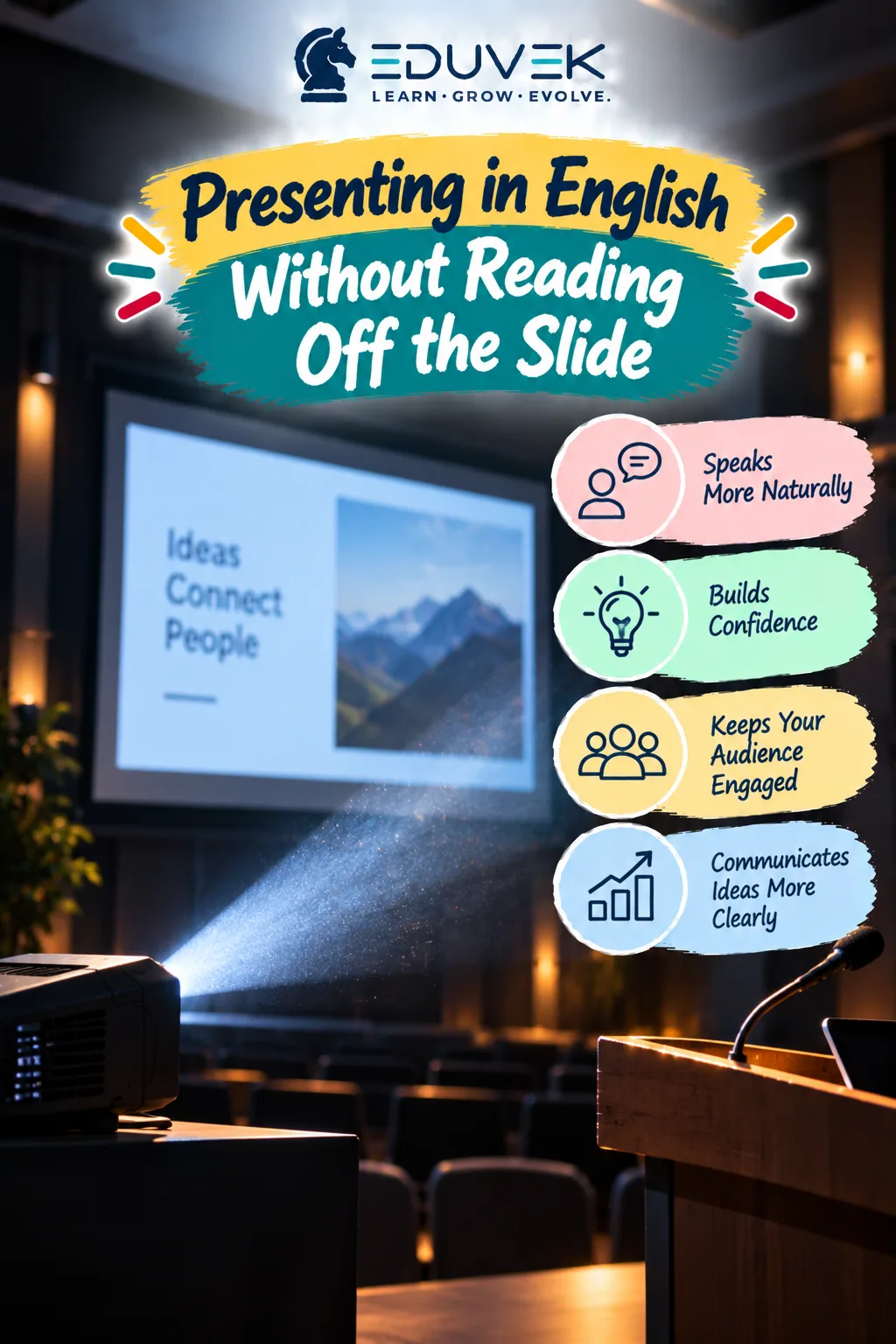 Presenting in English Without Reading Off the Slide