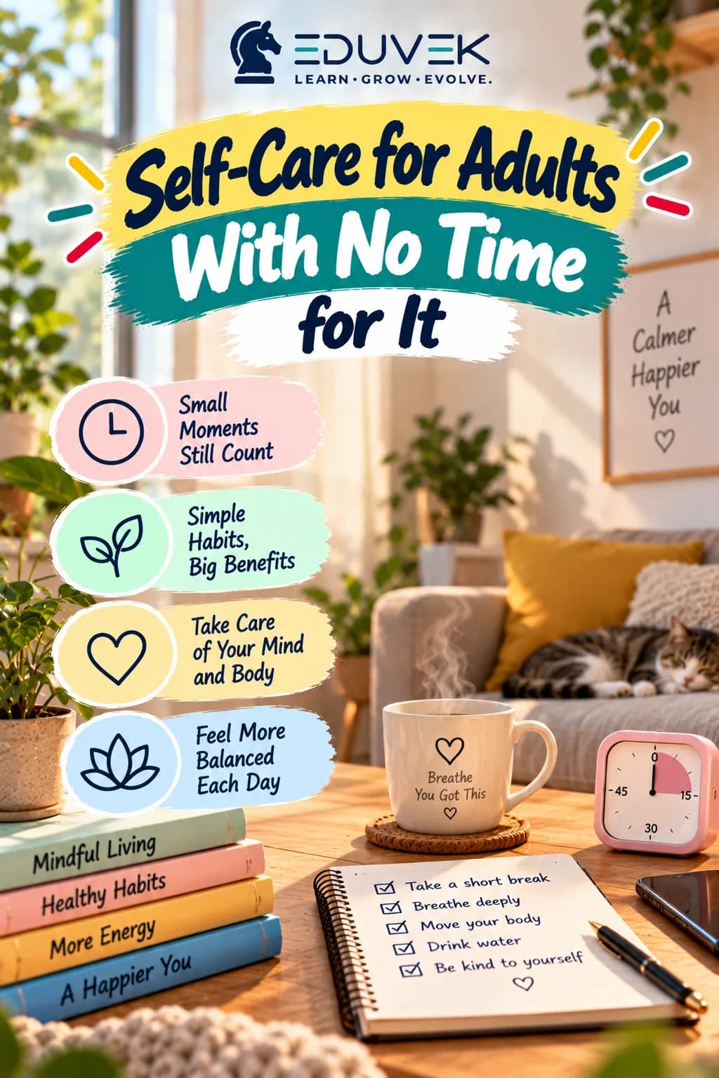 Self-Care for Adults With No Time for It