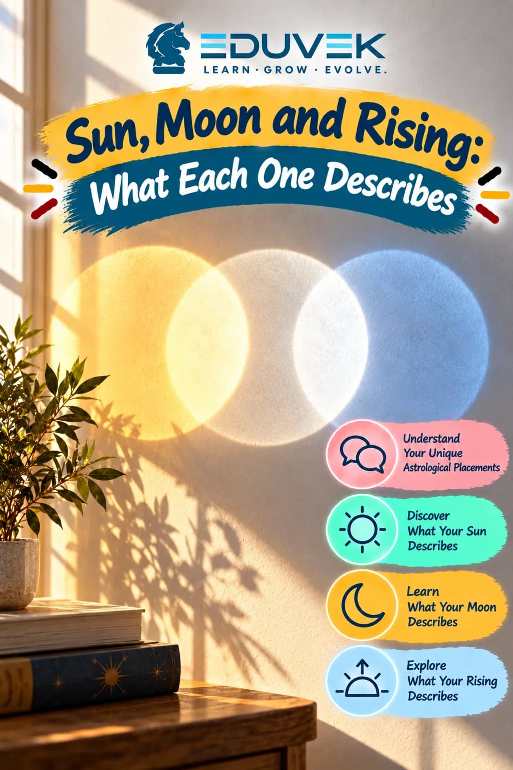 Sun, Moon and Rising: What Each One Describes