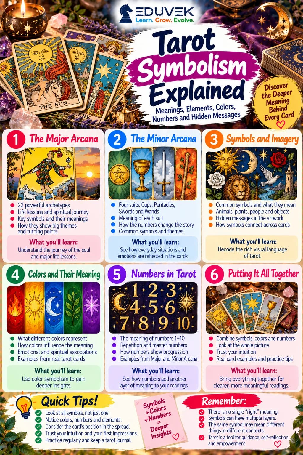 Reading Tarot Symbolism: Colours, Numbers and Figures