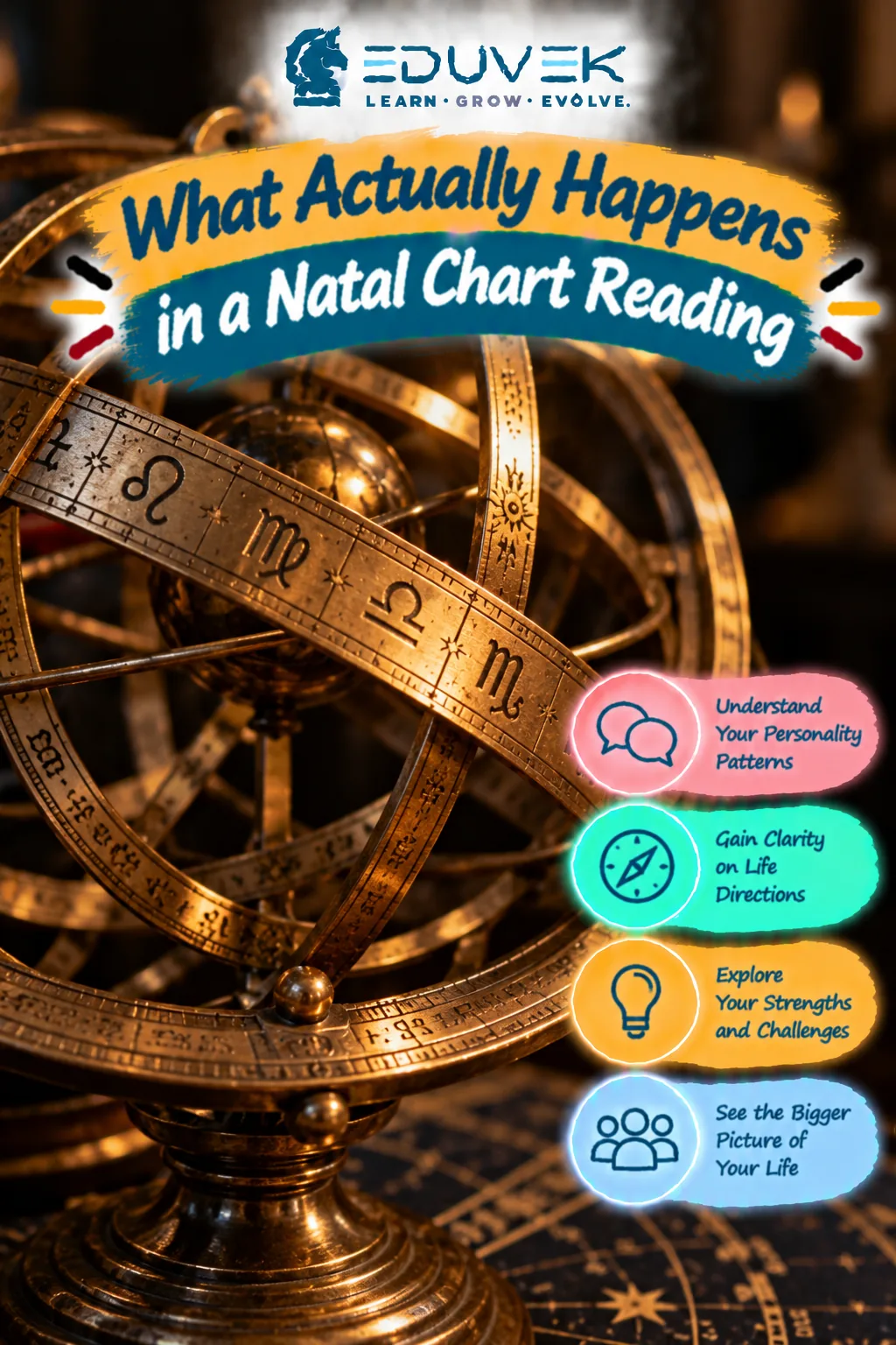 What Actually Happens in a Natal Chart Reading