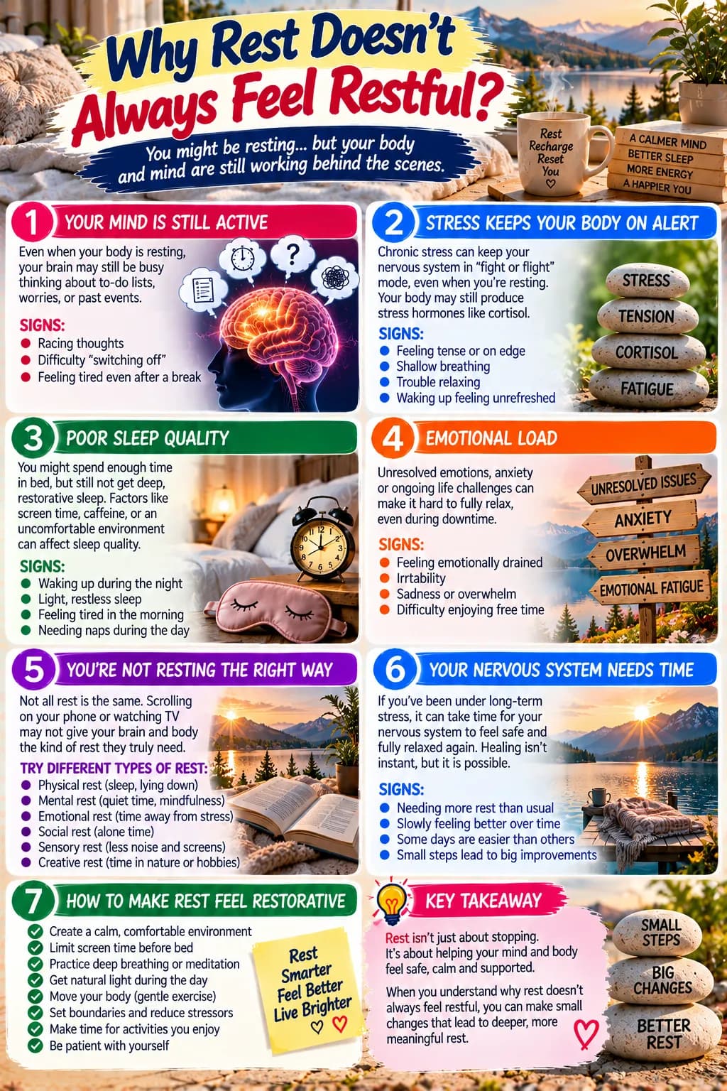 Why Rest Doesn't Always Feel Restful