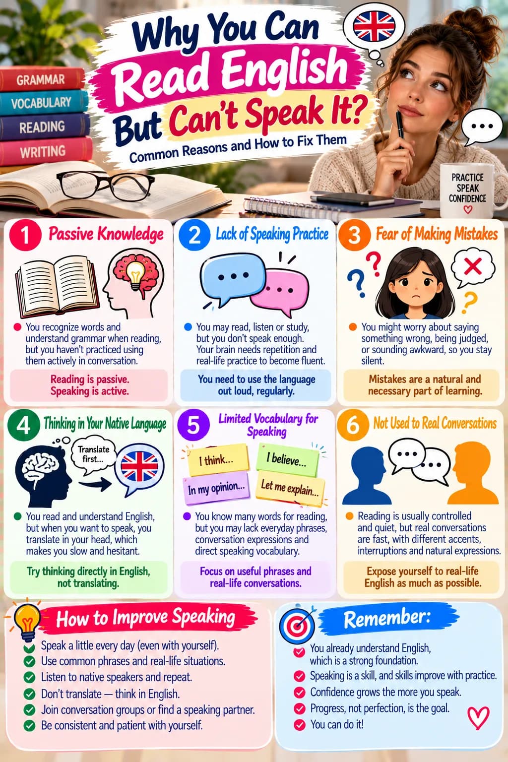 Why You Can Read English but Can't Speak It