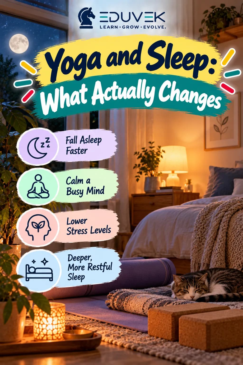 Yoga and Sleep: What Actually Changes